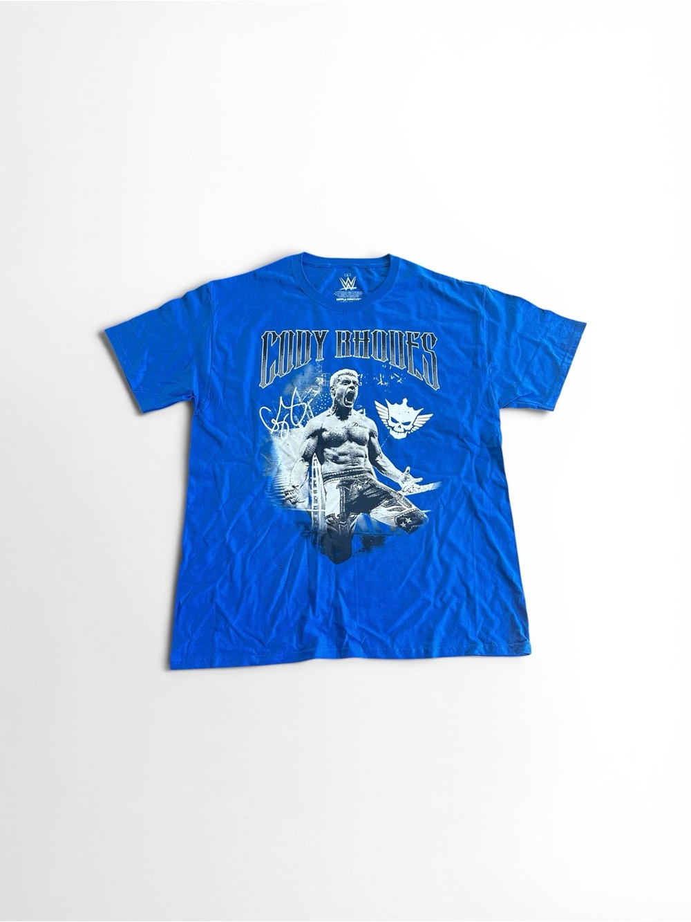 WWE Cody Rhodes Royal Blue Graphic Tee